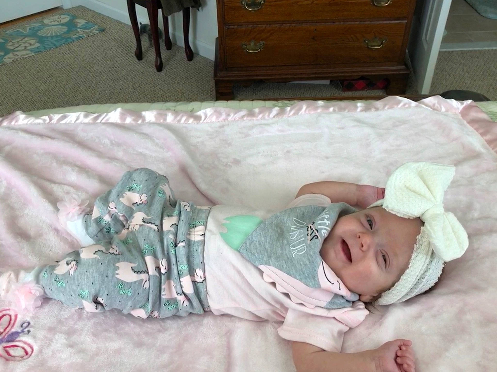 Marlow is registered to the contest to win money with this photo: baby, baby_sleeping, bed, bedtime, child, comfort, furniture, headwear, linens, nap, person, product, room, skin, sleep, textile, toddler