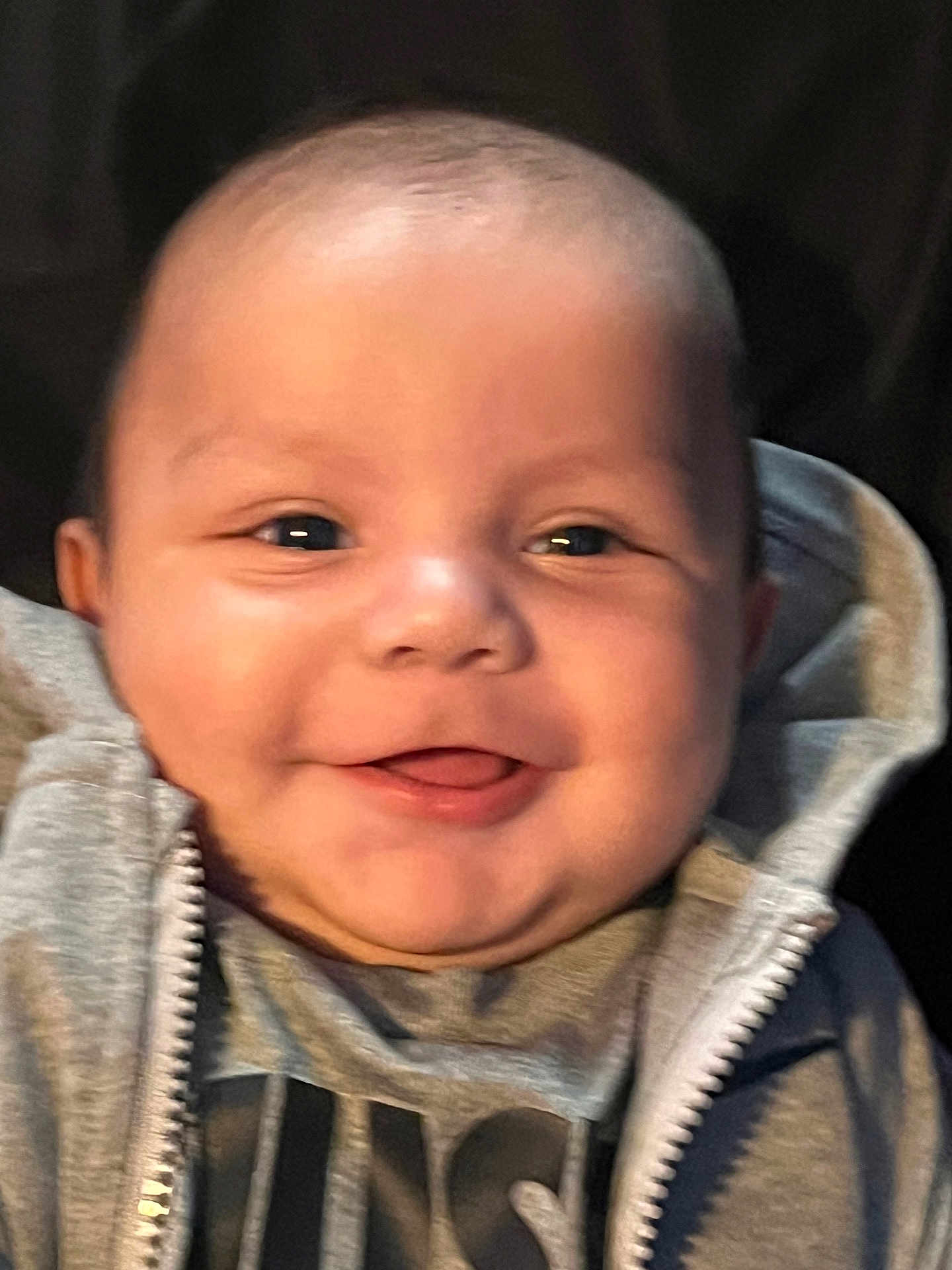 Scooter joined the competition — help win amazing prizes! baby, smiling, face, hoodie, clothing, child, portrait, happy, cute, infant, young, closeup, skin, eyes, mouth, expression, casual, warm, person, indoor