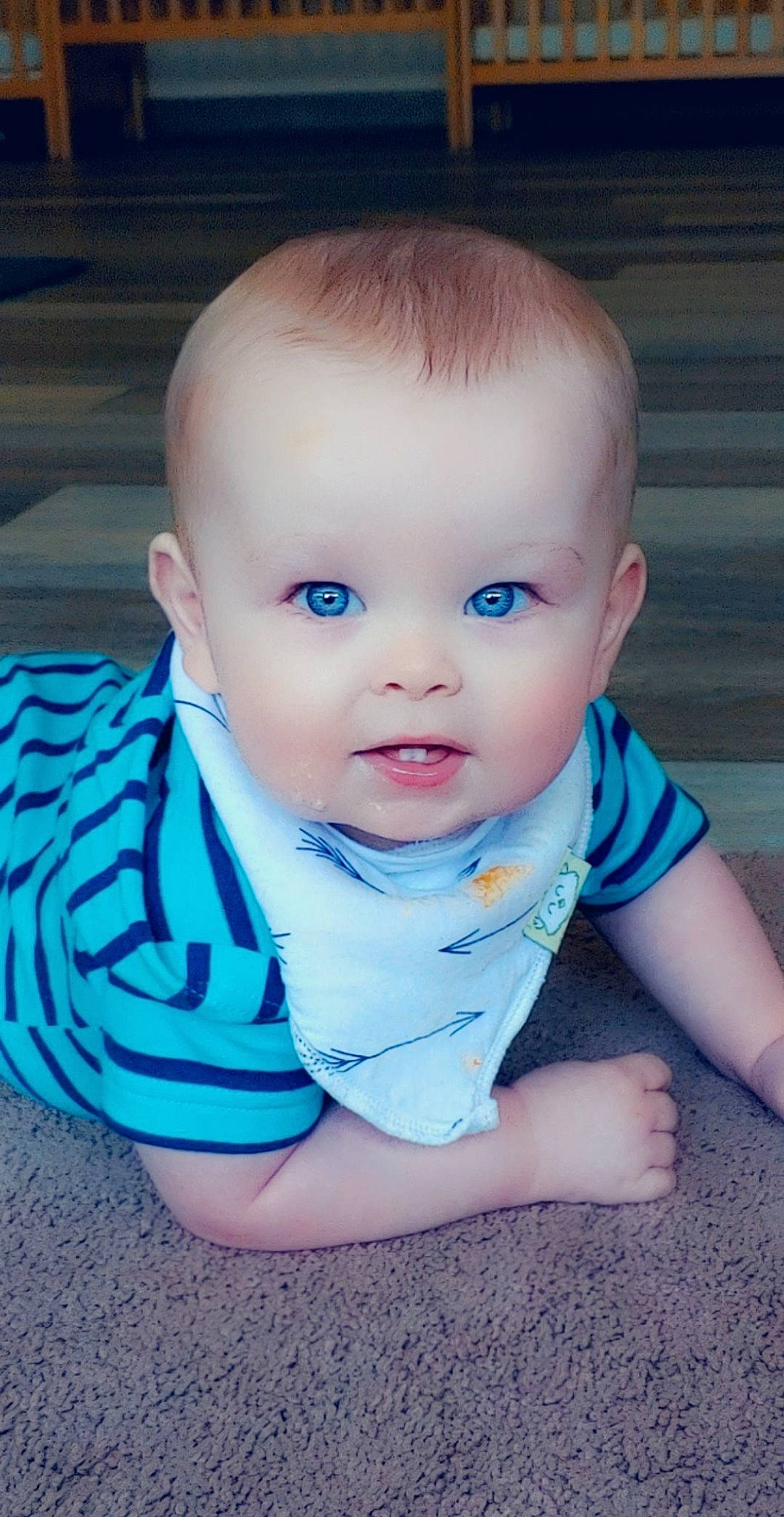 Caiden is registered to the contest to win money with this photo: baby, blue, cheek, child, chin, eye, face, forehead, head, iris, lip, person, skin, toddler