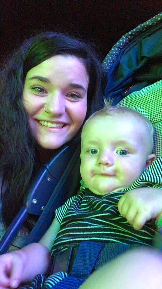 Kolton is registered to the contest to win money with this photo: baby, black_hair, cheek, child, daughter, eye, face, fun, green, happy, joy, mother, nose, person, photography, selfie, skin, smile, toddler