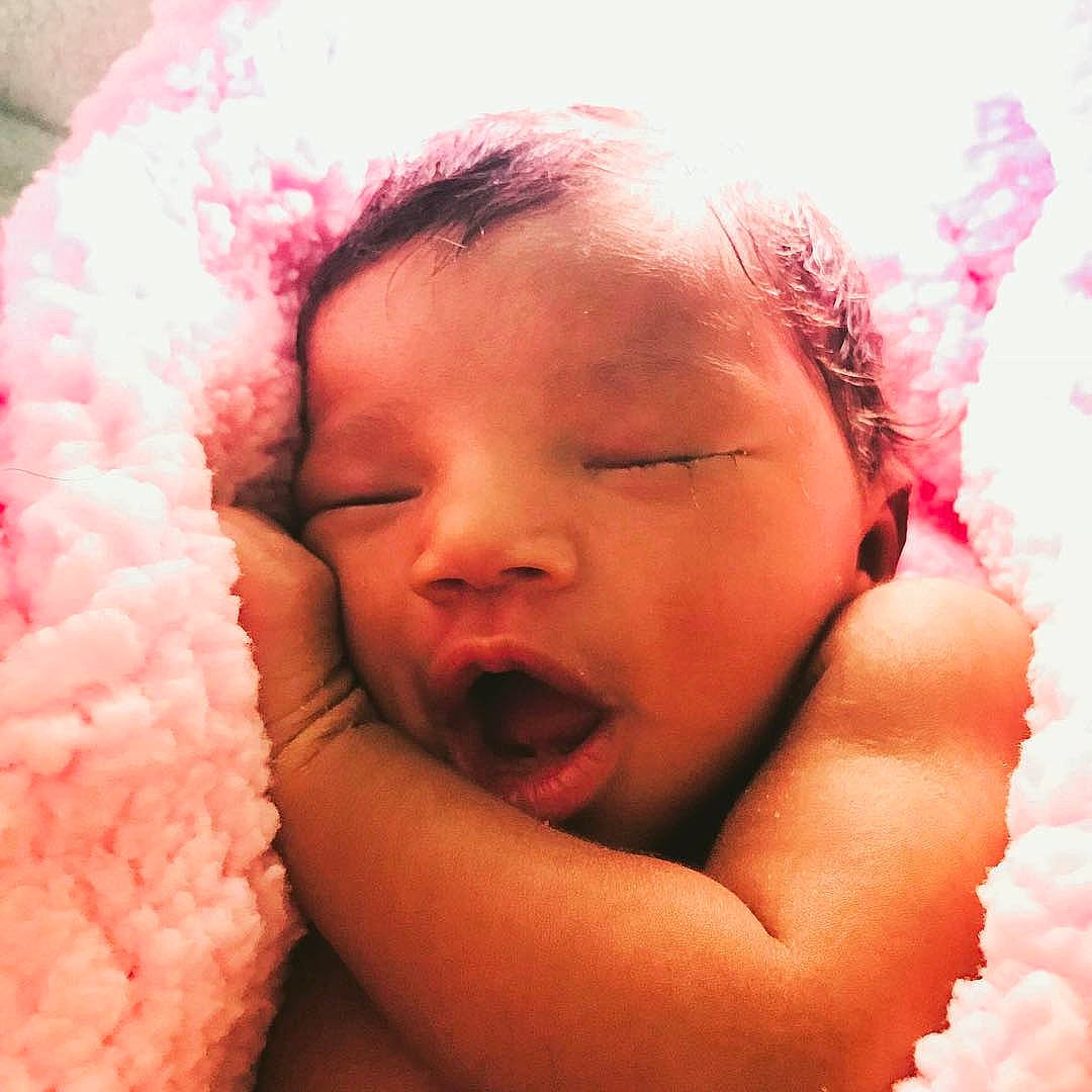 A?nylah is registered to the contest to win money with this photo: bedtime, cheek, child, close_up, face, girl, hand, happiness, infant, laughter, lip, mouth, nose, person, pink, skin, sleep, smile, toddler, yawn