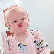 Jenasys joined the competition — help win amazing prizes! toddler, child, pajamas, indoor, mirror, face, pout, cute, blond_hair, floor, wall, long_sleeves, cartoon_print, blue_eyes, person, expression, standing, funny_face, clothing, home