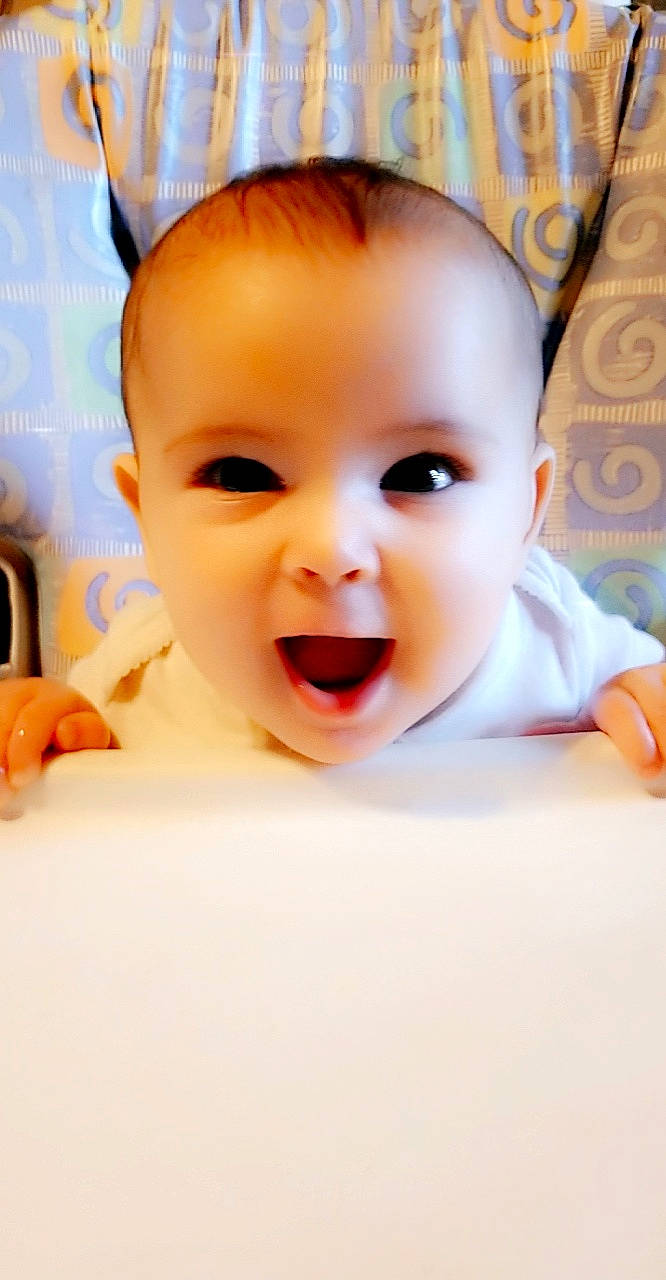 Kennadee is registered to the contest to win money with this photo: baby, baby_making_funny_faces, cheek, child, chin, close_up, eye, eyebrow, face, facial_expression, forehead, happy, head, lip, mouth, nose, person, photography, skin, smile