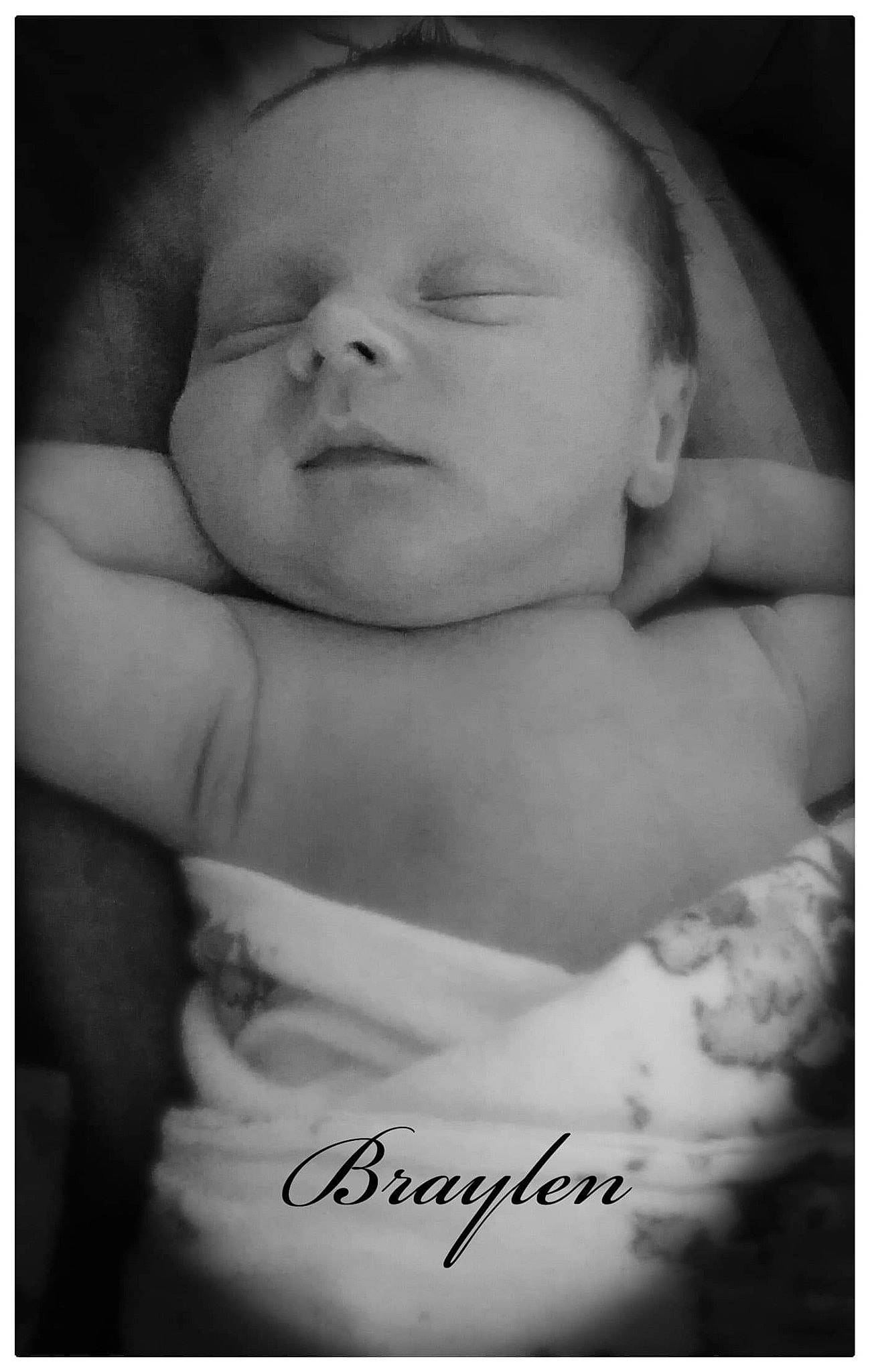 Braylen joined the competition — help win amazing prizes! baby, birth, black_and_white, cheek, child, face, forehead, monochrome, monochrome_photography, person, photo_caption, photograph, photography, portrait, portrait_photography, skin, sleep, smile, snapshot, stock_photography