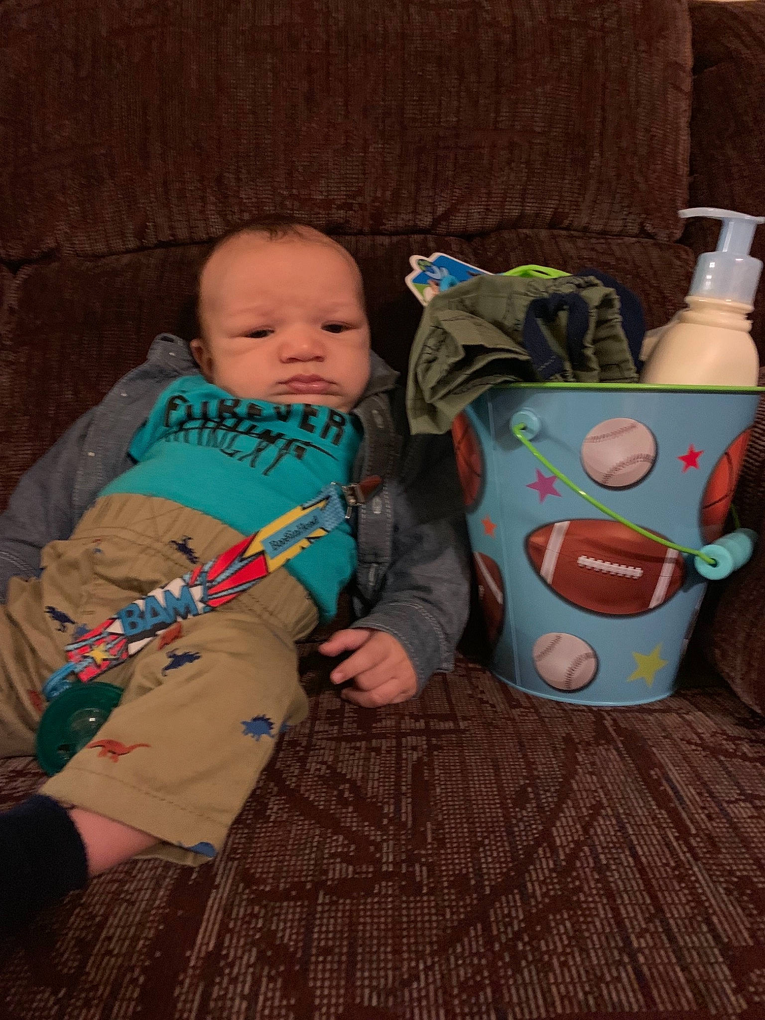 Jalen is registered to the contest to win money with this photo: baby, child, person, toddler