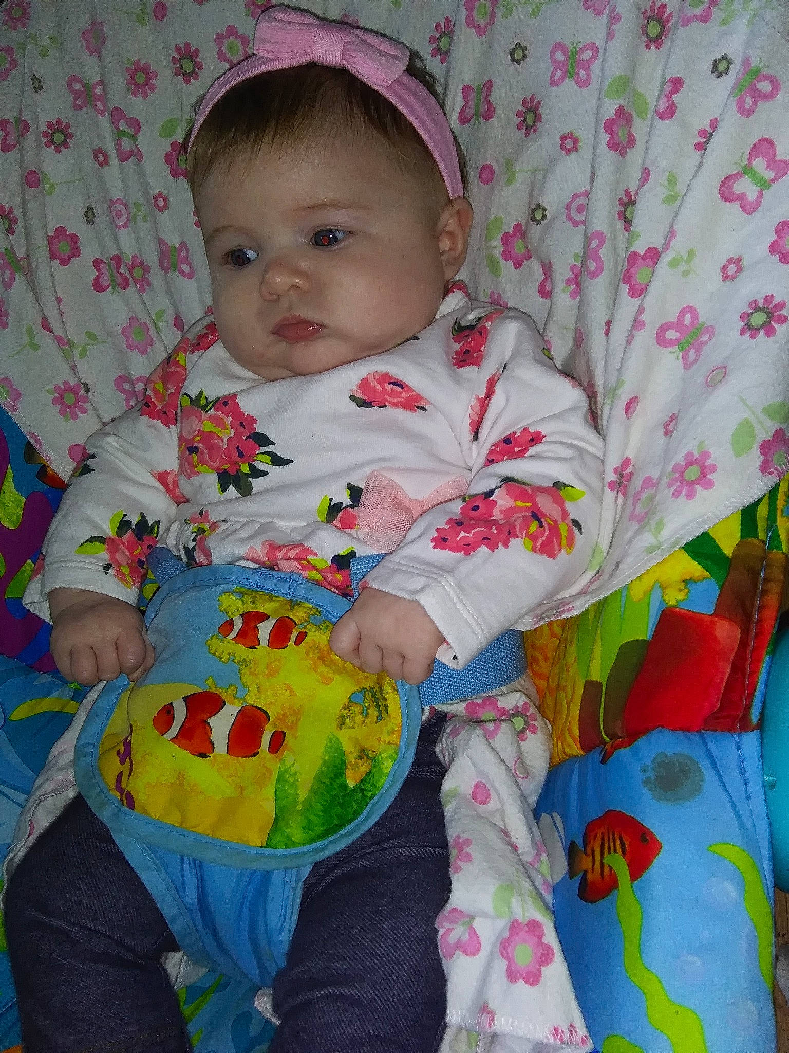 Makayla is registered to the contest to win money with this photo: baby, baby_products, baby_toddler_clothing, child, nap_mat, person, play, product, skin, textile, toddler