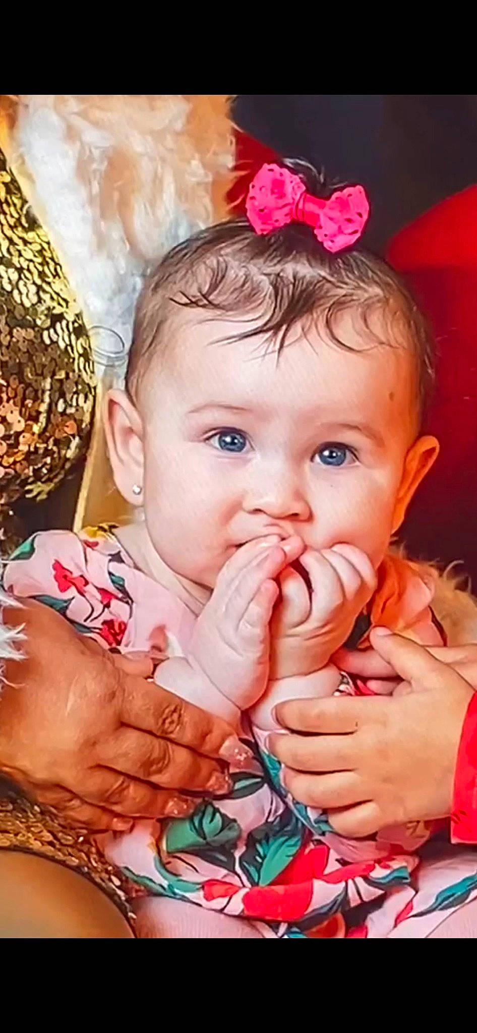 Hadassah joined the competition — help win amazing prizes! baby, cheek, child, child_model, face, finger, gesture, hair_accessory, hand, joy, lip, mouth, nose, person, photography, skin, thumb, toddler