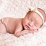 Constance participe au concours pour gagner de l'argent avec cette photo : newborn, baby, sleeping, headband, flower, blanket, soft_texture, peaceful, infant, cute, resting, portrait, closeup, toddler, skin, peace, young, child, cozy, relaxation