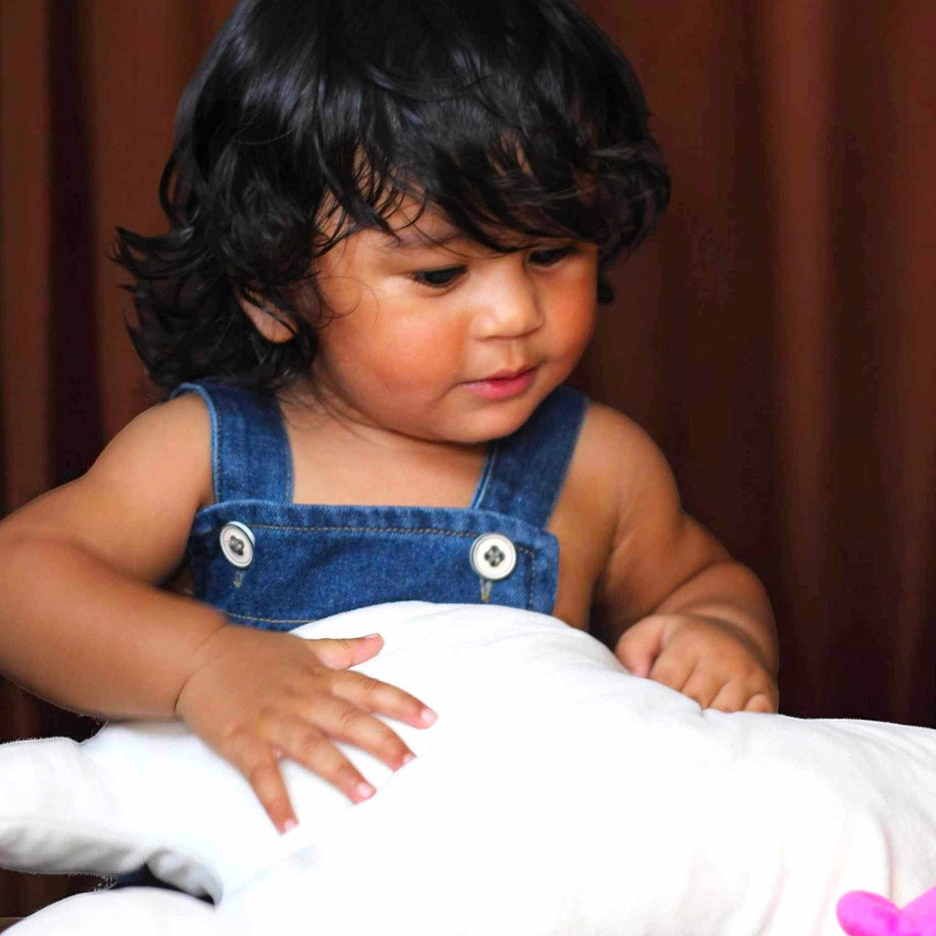 Faizan joined the competition — help win amazing prizes! baby, bed, bedroom, blackhair, bodypart, clothing, face, finger, furniture, hair, hand, happy, head, indoors, pants, person, photography, portrait, room, smile