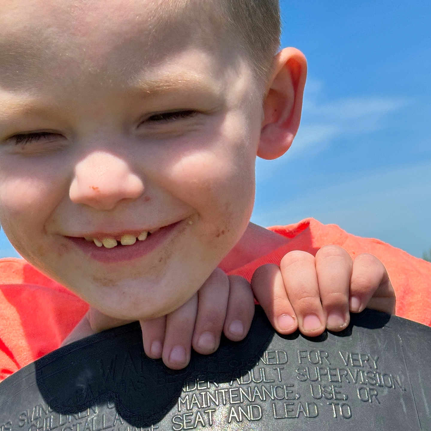 Zachary joined the competition — help win amazing prizes! baby, ball, bodypart, clothing, coat, face, finger, football, hand, happy, head, jacket, lifejacket, mouth, person, photography, portrait, smile, teeth, vest