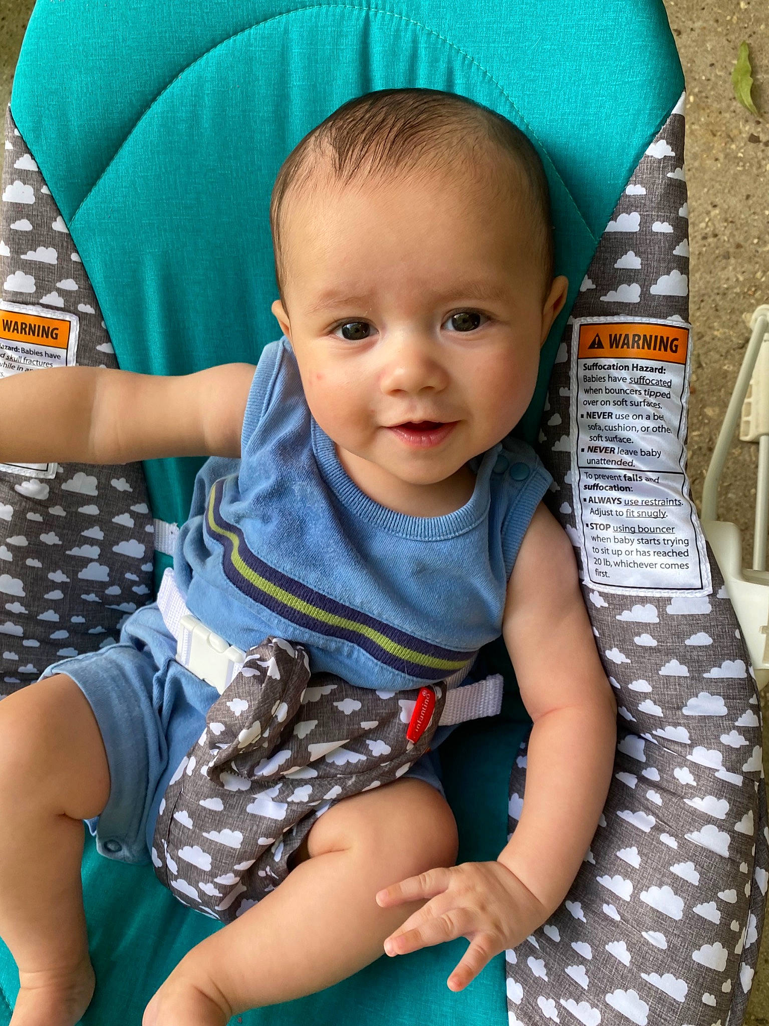 Ian is registered to the contest to win money with this photo: baby, baby_carriage, baby_products, baby_toddler_clothing, child, person, play, product, skin, toddler, vacation