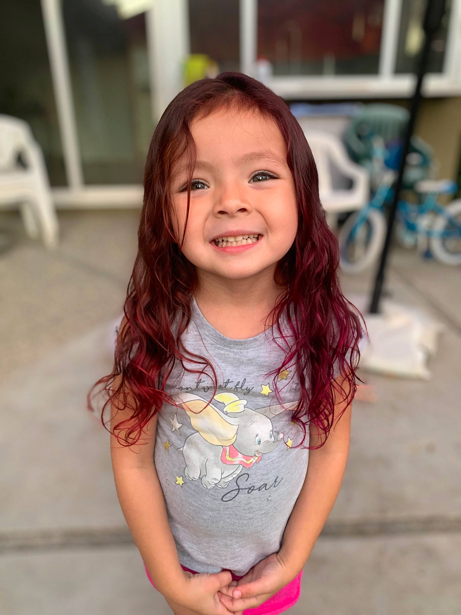 Aliyah is registered to the contest to win money with this photo: beauty, black_hair, cheek, child, chin, eye, eyebrow, facial_expression, hair, happy, iris, joy, lip, neck, person, skin, smile, tire, toddler, trunk