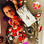 baby, bathtub, card, colorful, face, floating, flower_petals, four_weeks, hand, infant, milk_bath, newborn, pink_flower, portrait, purple_flower, red_petals, skin, tattoo, water, white_petals