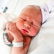 Colton joined the competition — help win amazing prizes! newborn, baby, sleeping, infant, hospital, blanket, cap, peaceful, closeup, face, skin, hand, wrapped, cozy, bed, rest, soft, portrait, child, cute