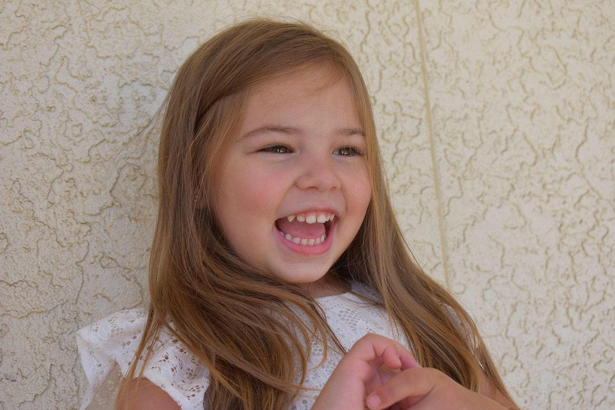 Snow joined the competition — help win amazing prizes! blond, child, child_model, eye, face, facial_expression, fun, hair, hairstyle, happy, head, joy, laugh, lip, long_hair, mouth, nose, organ, person, skin