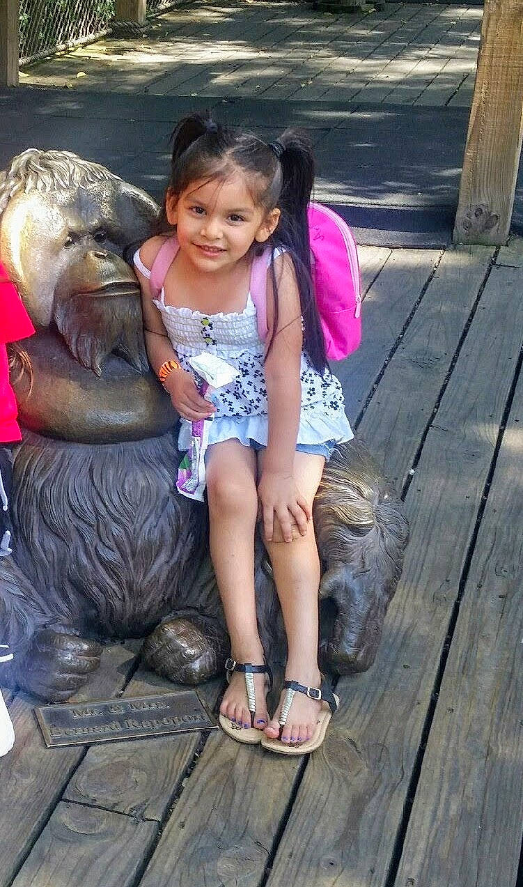 Ari'Bella Chanelle joined the competition — help win amazing prizes! child, daughter, fun, girl, joy, leg, person, play, recreation, sitting, smile, temple, toddler, vacation