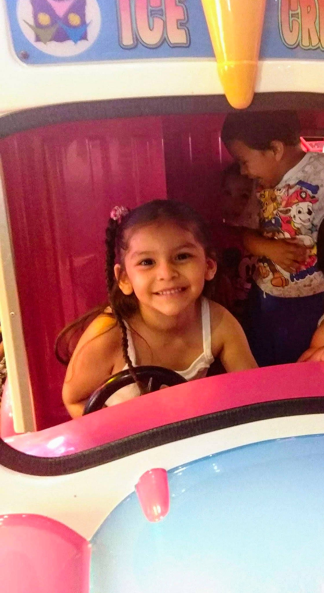 Ari'Bella Chanelle is registered to the contest to win money with this photo: child, cool, day, fun, girl, joy, leisure, person, pink, play, pool, product, toddler