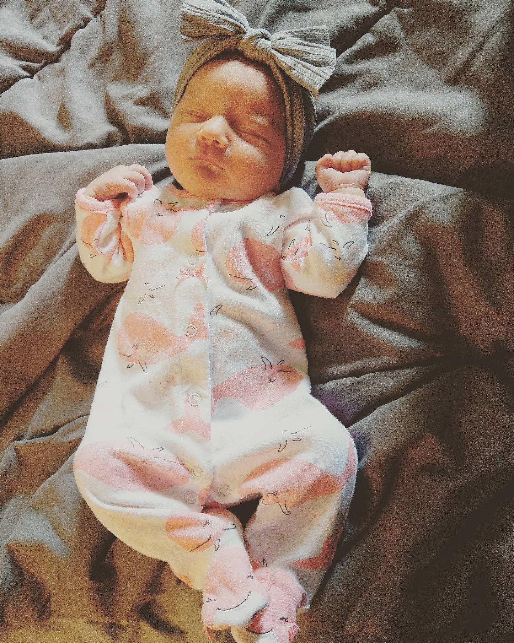 Harlowe joined the competition — help win amazing prizes! baby, baby_products, baby_safety, baby_sleeping, baby_toddler_clothing, cheek, child, comfort, face, head, linens, pattern, peach, person, pink, product, sitting, skin, sleeve, thumb