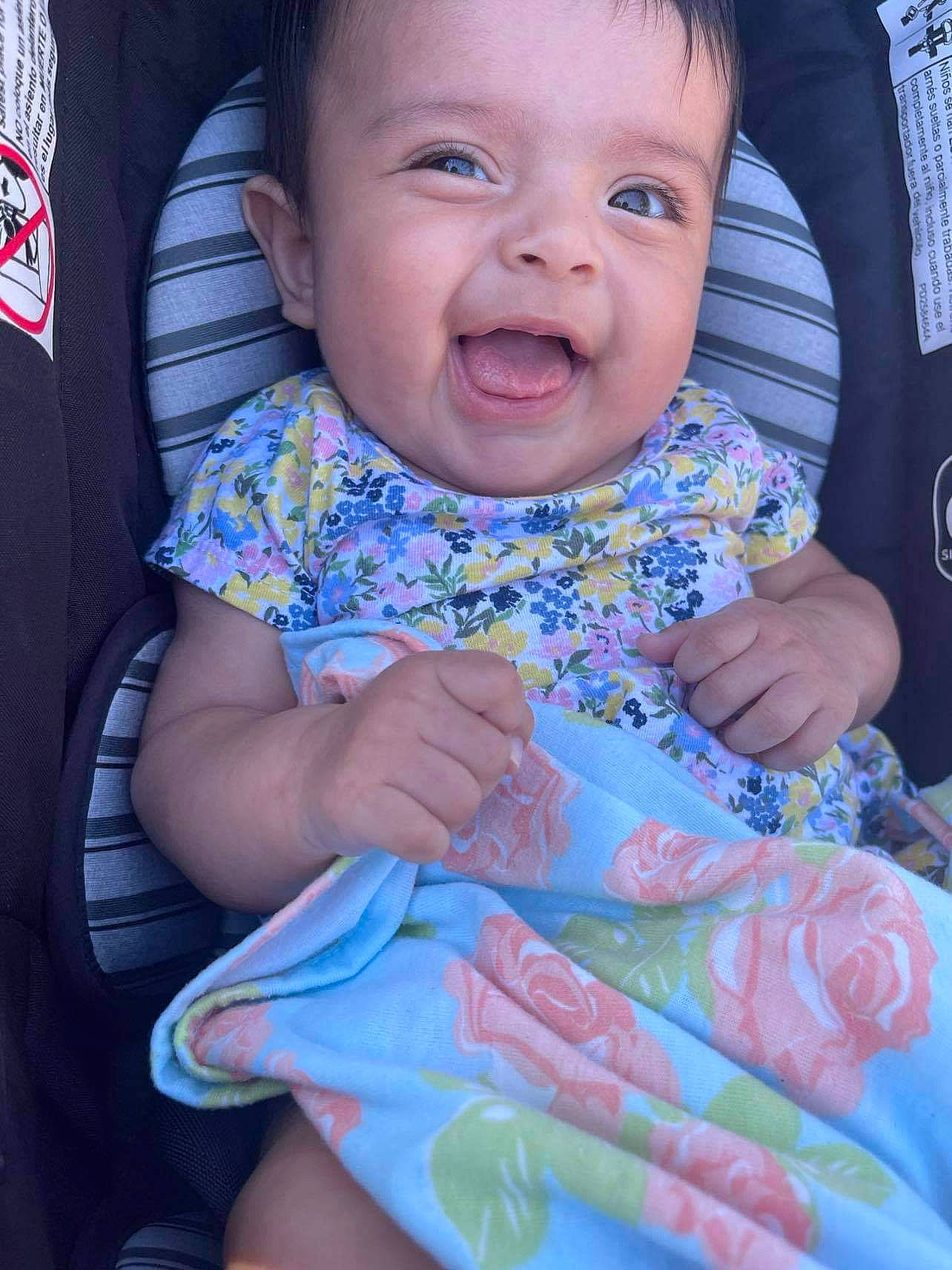 Kailey is registered to the contest to win money with this photo: baby, baby_toddler_clothing, cheek, child, comfort, eye, face, finger, gesture, hand, happy, lip, nose, person, pink, product, skin, sleeve, smile, thumb