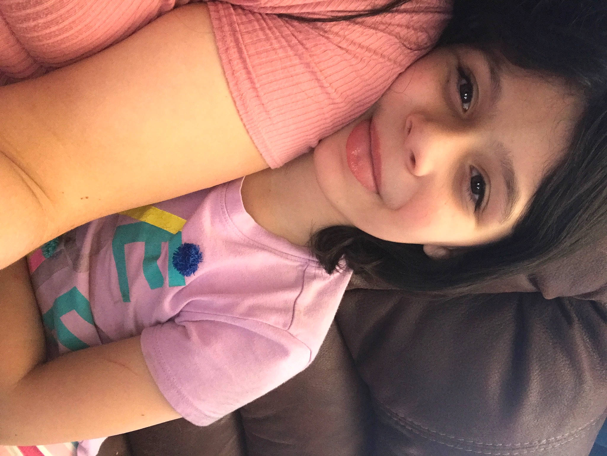 Jessilyn joined the competition — help win amazing prizes! arm, beauty, cheek, child, cool, eye, face, hand, happy, joy, lip, material_property, mouth, neck, nose, person, photography, pink, plant, selfie