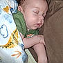baby, sleeping, blanket, pillow, infant, cozy, rest, peaceful, child, cute, soft, bed, toddler, nap, comfort, clothing, skin, face, hand, indoors