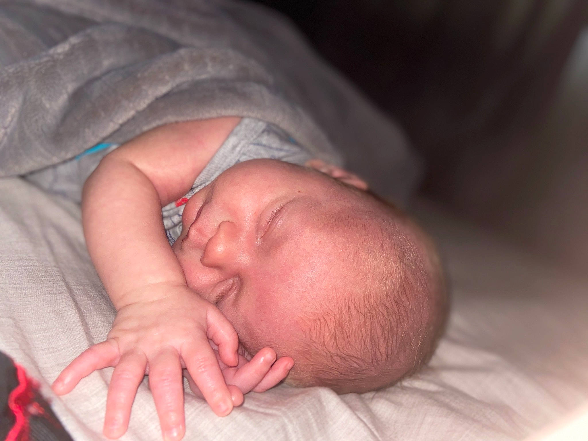 Jaxin is registered to the contest to win money with this photo: baby, baby_sleeping, bedtime, birth, child, childbirth, close_up, finger, flesh, hand, lip, mouth, muscle, nap, nose, person, photography, skin, sleep, stomach