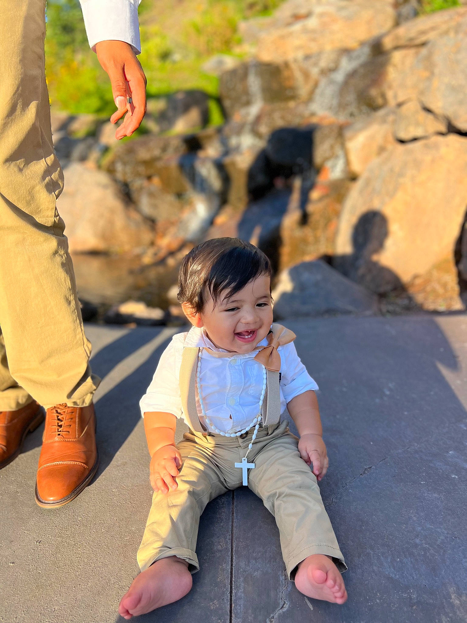 Kayson joined the competition — help win amazing prizes! beauty, child, denim, fun, grass, happy, human, human_leg, joint, landscape, leg, leisure, people_in_nature, person, recreation, shoe, sneakers, standing, summer, toddler