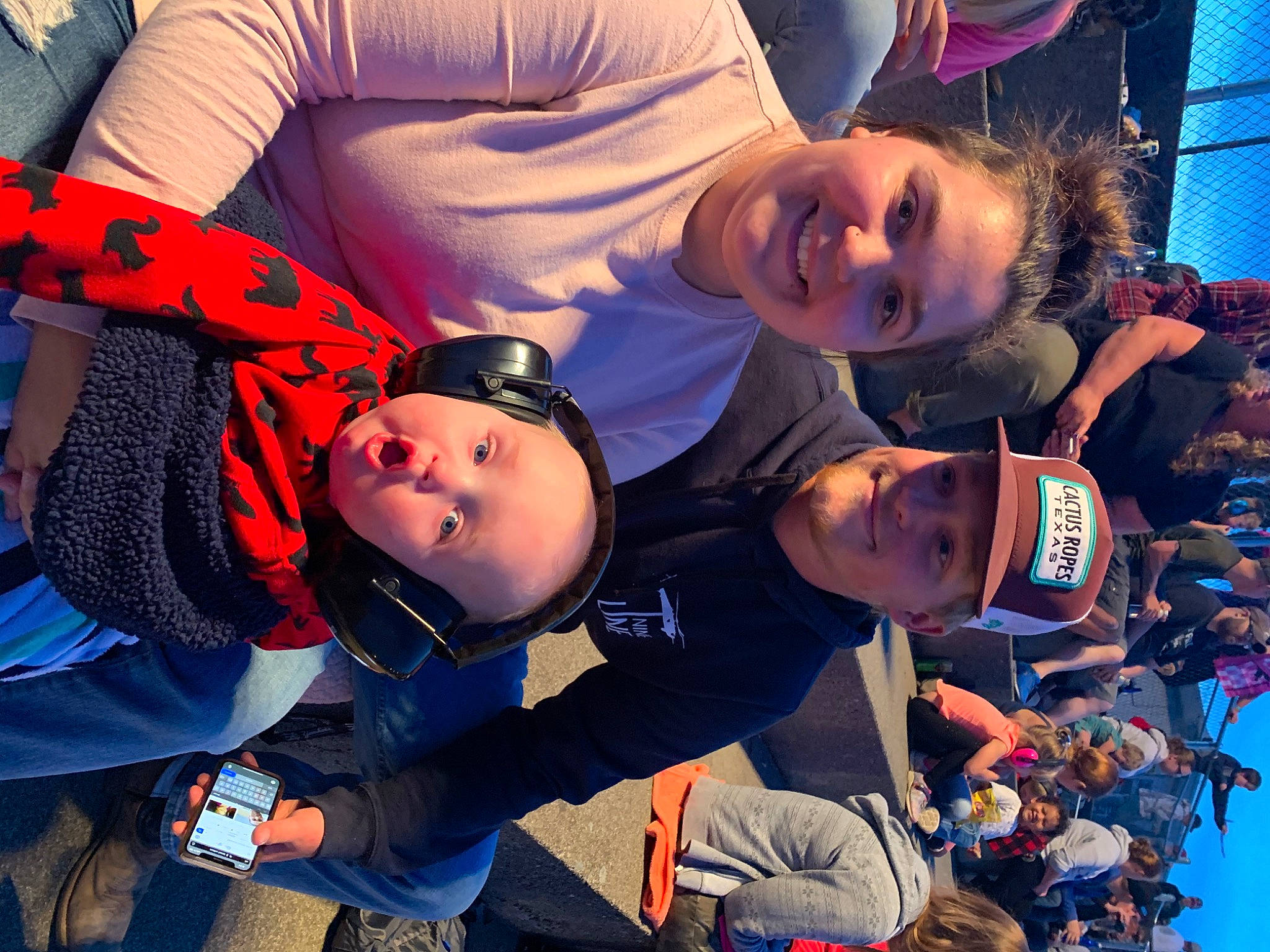 Crew is registered to the contest to win money with this photo: child, fun, happy, headwear, joy, mountain, person, photography, selfie, sky, smile, team, winter, world