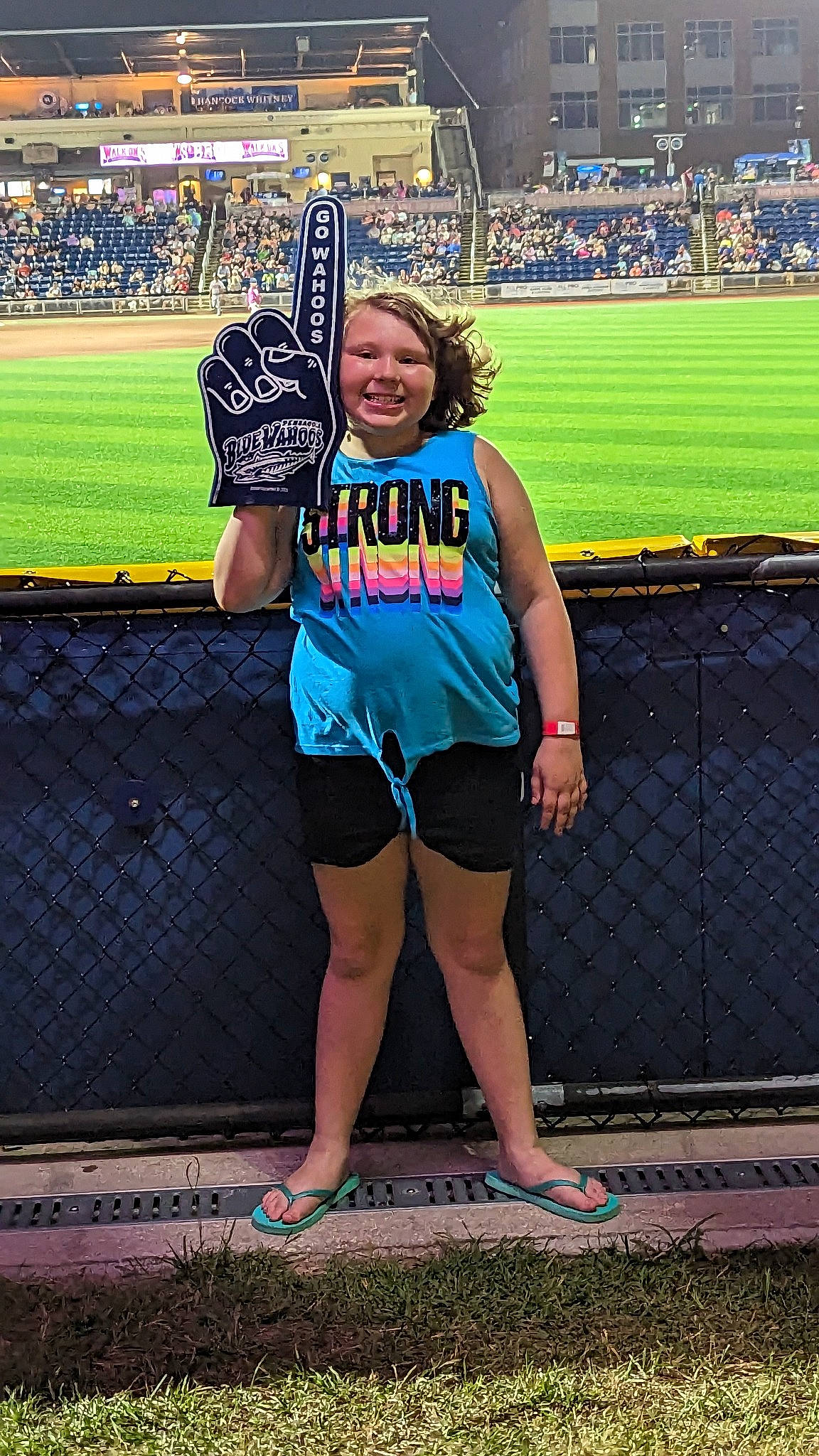 Veronica joined the competition — help win amazing prizes! ball_game, baseball_field, baseball_park, baseball_player, bat_and_ball_games, college_baseball, competition_event, fan, fun, gesture, grass, happy, jersey, joy, leisure, person, player, smile, sports, sportswear