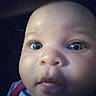Maryana joined the competition — help win amazing prizes! baby, face, closeup, eyes, mouth, skin, infant, child, portrait, expression, curious, young, human, person, head, cheeks, nostrils, eyelashes, soft, innocent