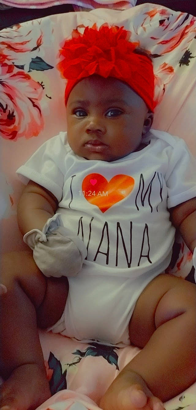 Klaire Rose is registered to the contest to win money with this photo: baby, baby_toddler_clothing, cap, cheek, child, face, gesture, happy, headwear, lip, mouth, muscle, neck, nose, orange, person, pink, skin, sleeve, t_shirt