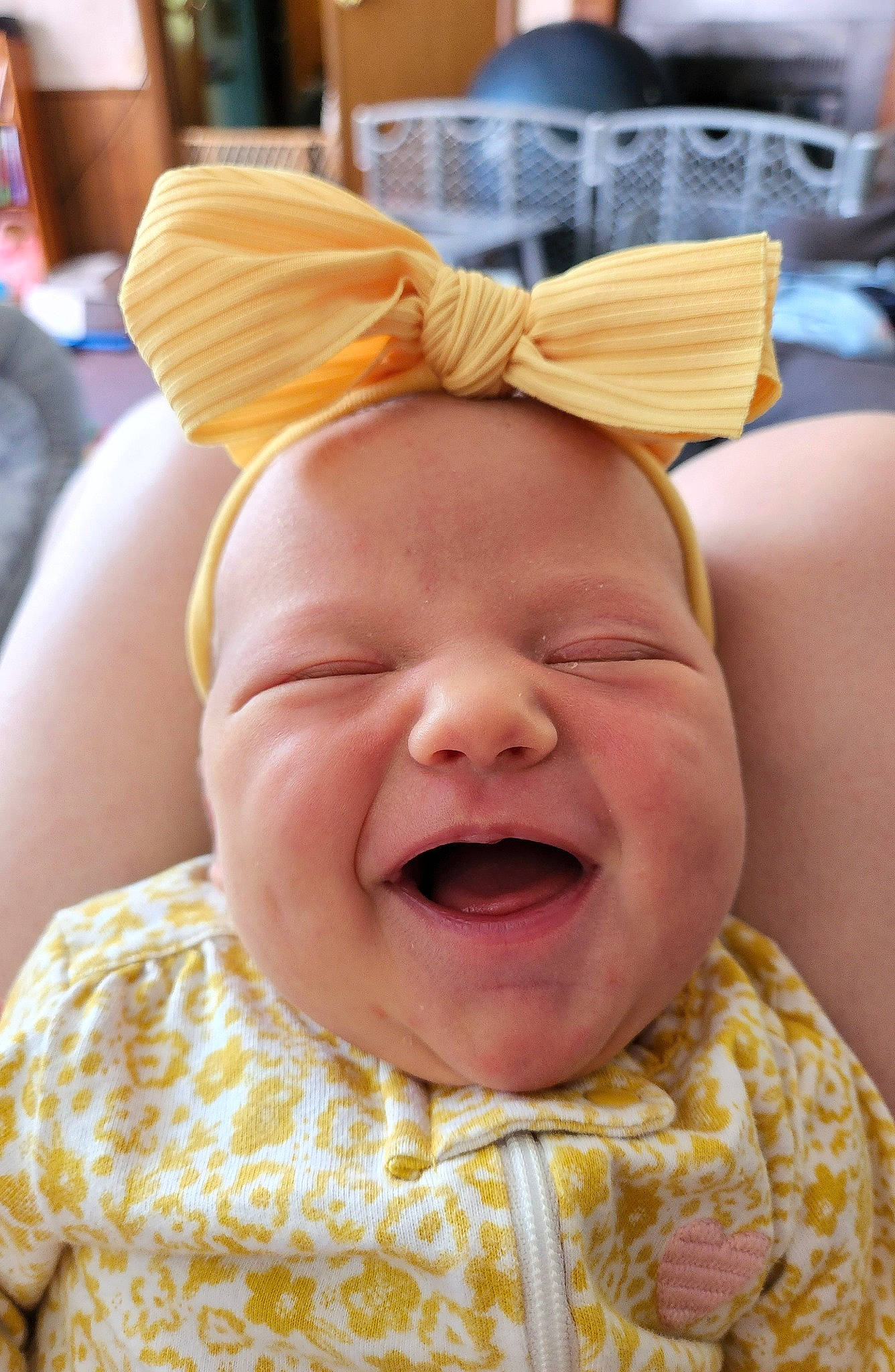 Faye joined the competition — help win amazing prizes! baby, baby_laughing, cheek, chin, eye, facial_expression, fun, happy, hat, head, headgear, human_body, iris, lip, mouth, nose, person, skin, smile, toddler