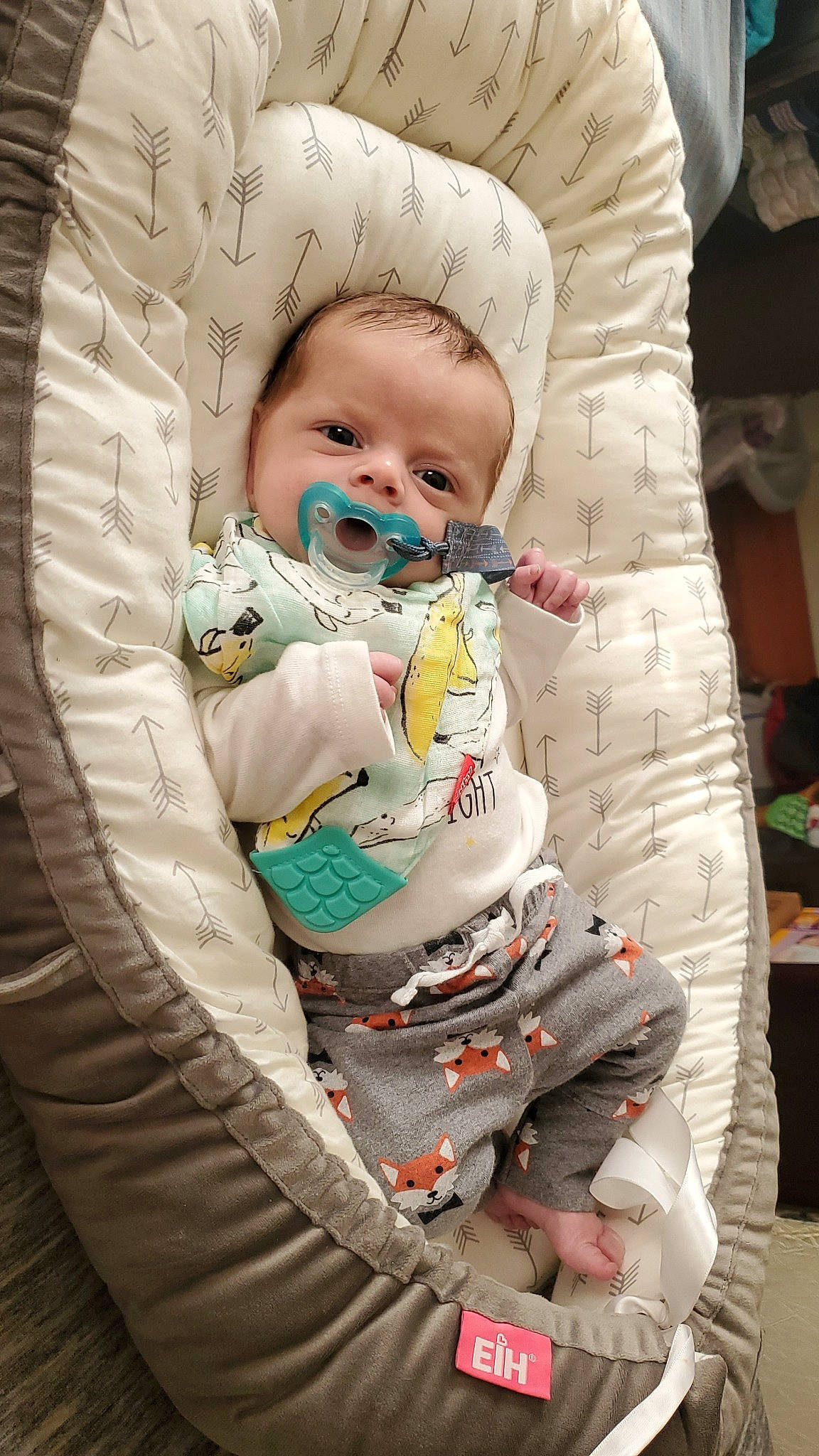 Bradley joined the competition — help win amazing prizes! automotive_tire, baby, baby_carriage, baby_products, baby_safety, baby_sleeping, baby_toddler_clothing, carmine, cheek, child, comfort, eye, head, human_body, infant_bed, linens, person, sitting, skin, sleeve