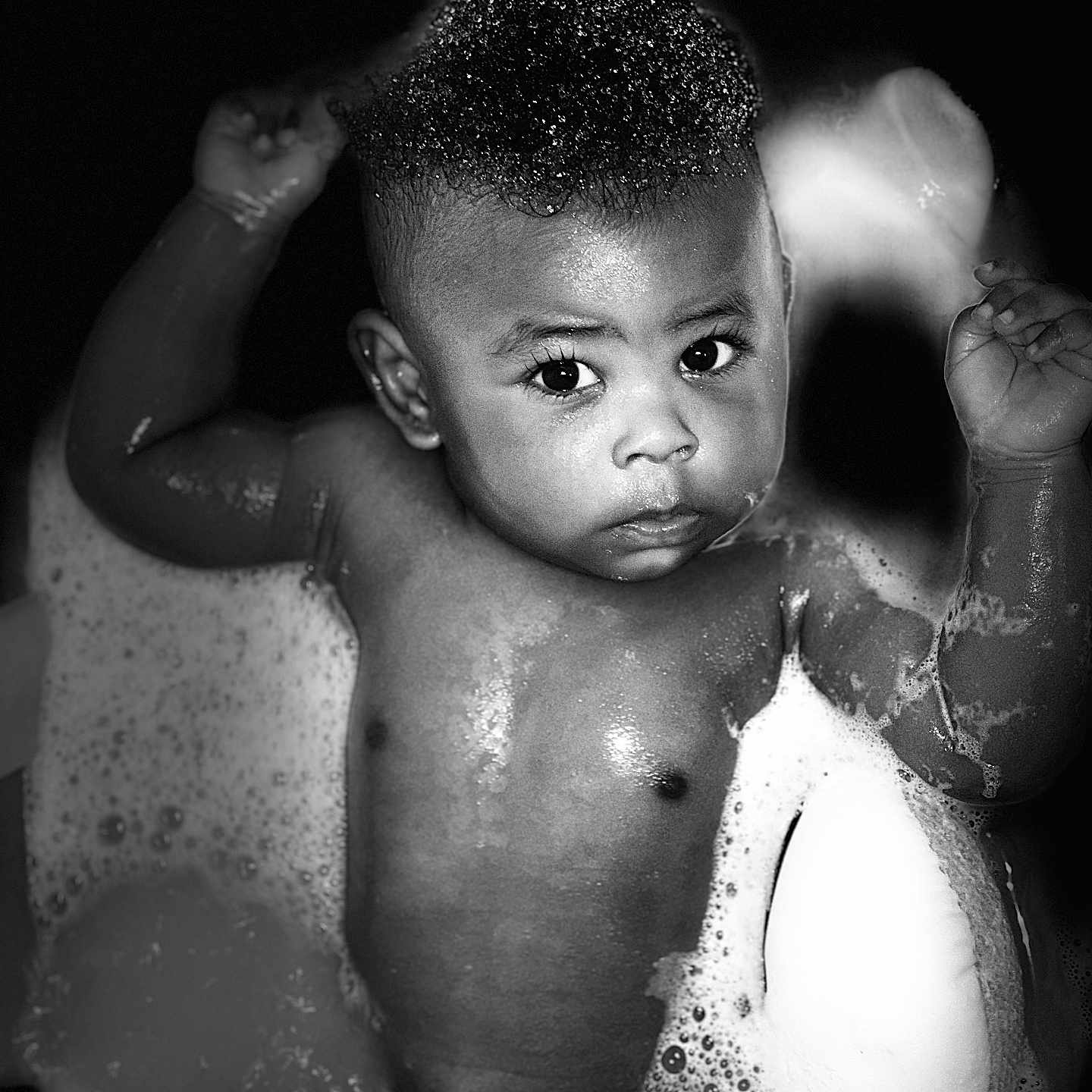 Ahmilliyonn joined the competition — help win amazing prizes! baby, back, bathing, bathroom, bathtub, bodypart, bubble, face, finger, hand, happy, head, indoors, person, photography, portrait, powder, room, tub, washing