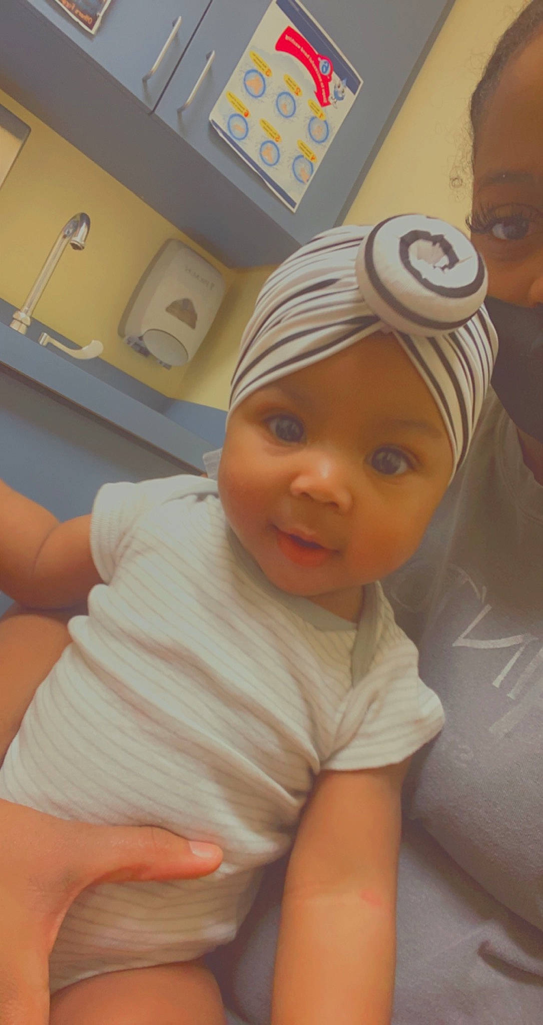 Marlee is registered to the contest to win money with this photo: baby, baby_safety, baby_toddler_clothing, baseball_cap, cap, cheek, child, comfort, elbow, eyebrow, forehead, fun, happy, headwear, nose, person, room, service, sleeve, smile