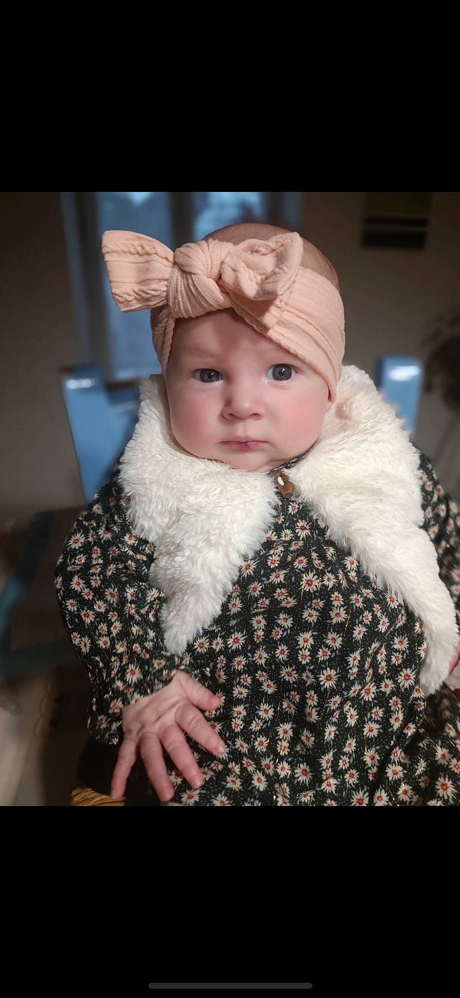 Elena participe au concours pour gagner de l'argent avec cette photo : baby, baby_toddler_clothing, cap, cheek, child, costume_hat, eyelash, fashion_accessory, flash_photography, fur, fur_clothing, happy, hat, headwear, iris, lip, neck, person, sleeve, toddler