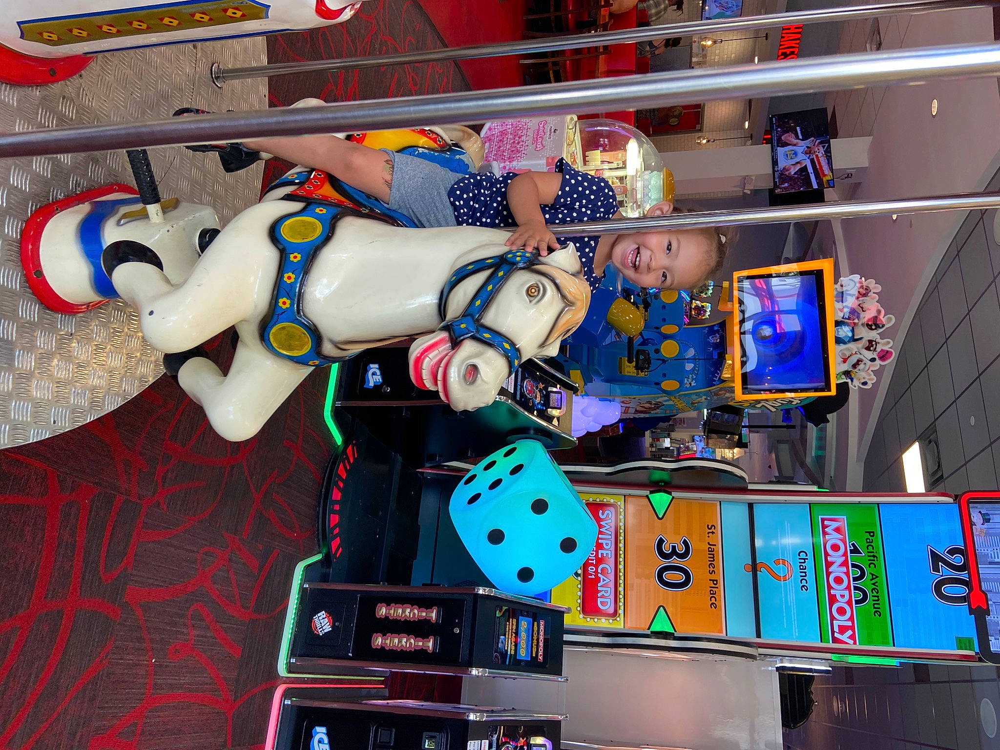 Avery joined the competition — help win amazing prizes! carmine, collection, display_device, electronics, event, fiction, fictional_character, fun, games, hat, joy, machine, person, plastic, recreation, retail, shelf, toy