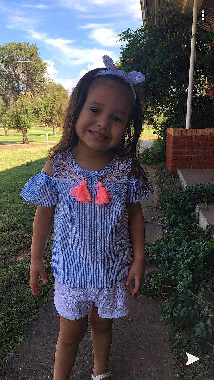 Racheallynn joined the competition — help win amazing prizes! child, clothing, dress, joy, neck, pattern, person, shoulder, smile, summer, textile, toddler