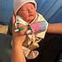 Gracie-Leigh joined the competition — help win amazing prizes! newborn, baby, infant, hat, knitted_mitt, iv_line, medical, hand, adult, sleeping, cozy, blanket, soft_lighting, indoor, portrait, person, closeup, resting, hospital, care