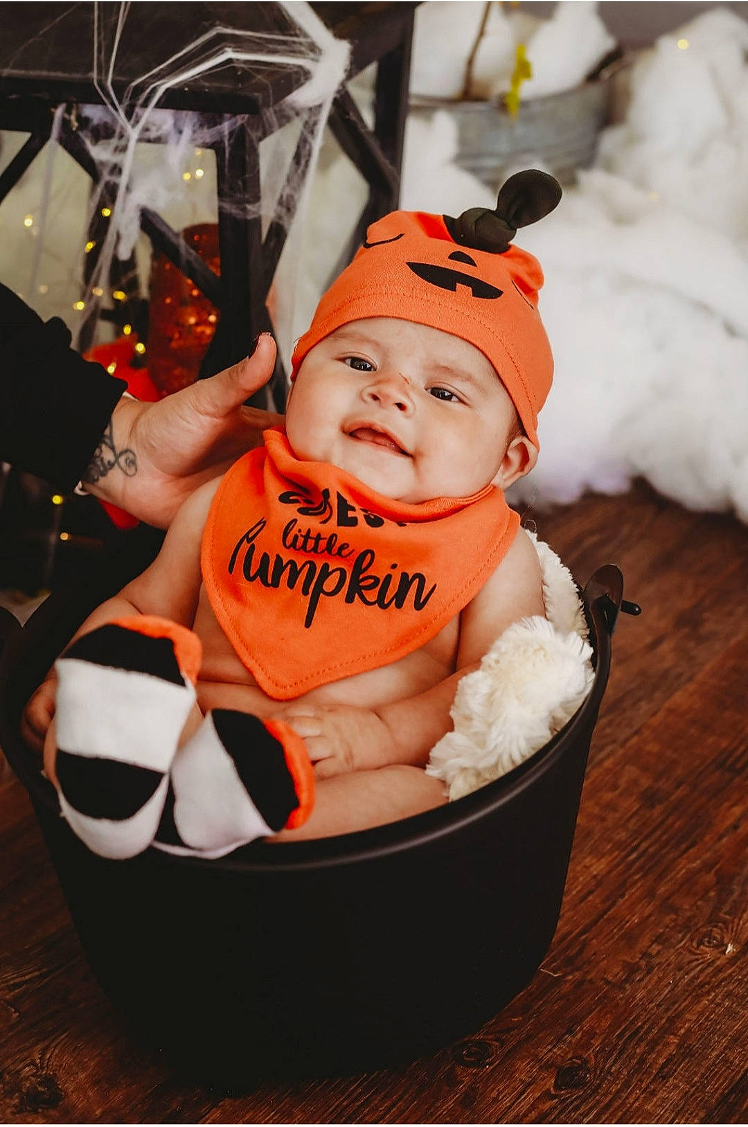 Aziel joined the competition — help win amazing prizes! baby, baby_carriage, baby_products, baby_safety, baby_toddler_clothing, child, costume, event, fashion_accessory, freezing, fun, happy, hat, headwear, orange, person, personal_protective_equipment, sitting, smile, snow