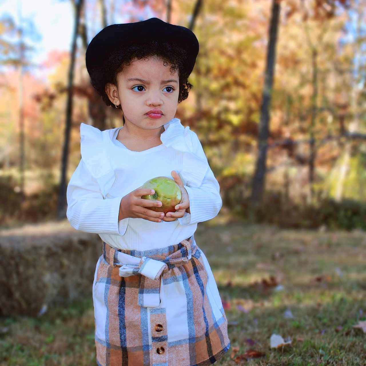 Yeianlis joined the competition — help win amazing prizes! boy, child, clothing, coat, costume, face, grass, hat, head, land, male, nature, outdoors, person, photography, plant, portrait, skirt, tree, vegetation
