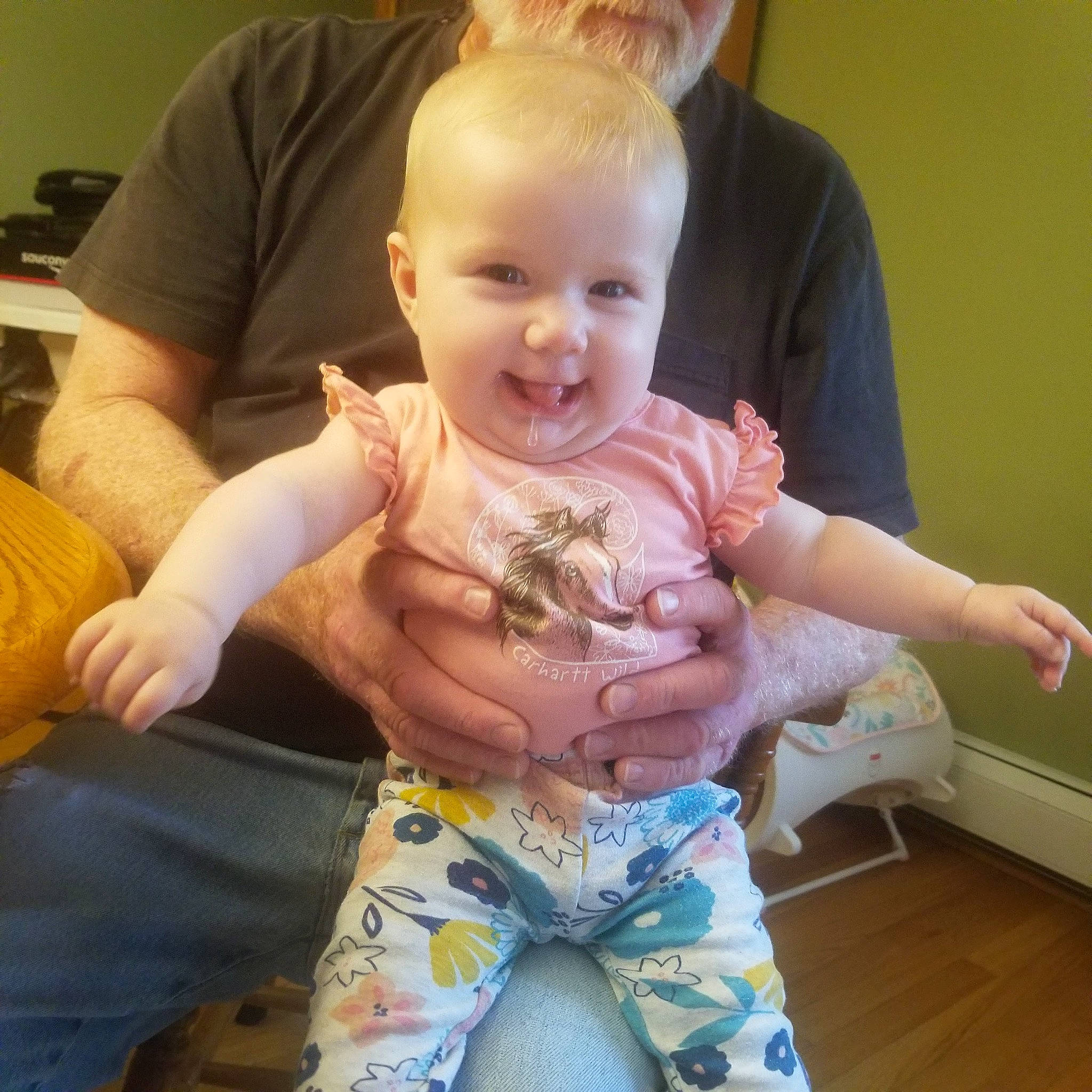 Brylee joined the competition — help win amazing prizes! baby_toddler_clothing, cheek, chin, ear, eye, eyebrow, finger, gesture, happy, iris, joint, joy, leg, mouth, neck, nose, person, shoulder, skin, sleeve