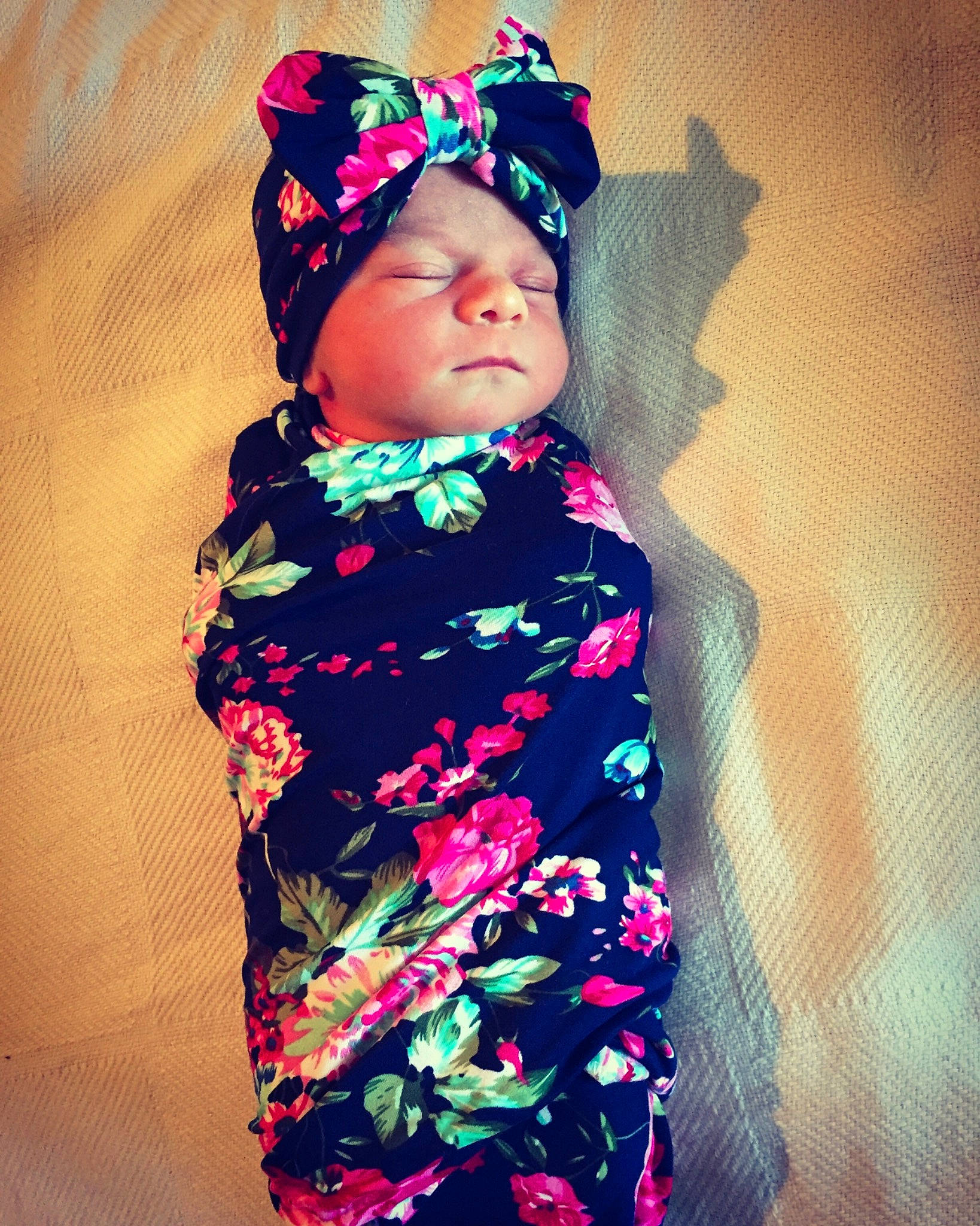 Isabelle joined the competition — help win amazing prizes! baby, baby_products, baby_toddler_clothing, beanie, child, clothing, cool, dress, fashion_accessory, hair_accessory, headgear, outerwear, pattern, person, pink, product, sleeve, smile, textile, toddler