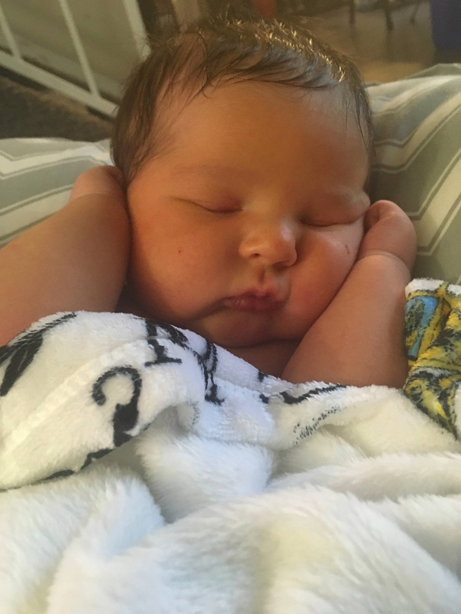 Lincoln is registered to the contest to win money with this photo: baby, baby_sleeping, bedtime, birth, cheek, child, mouth, nap, nose, person, skin, sleep, toddler