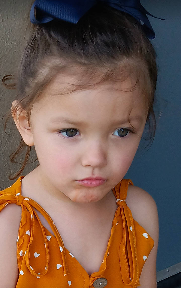 Kaydence joined the competition — help win amazing prizes! baby_toddler_clothing, cap, cheek, chin, clothing, ear, eyebrow, eyelash, forehead, hairstyle, head, headgear, iris, lip, neck, nose, organ, person, skin, toddler