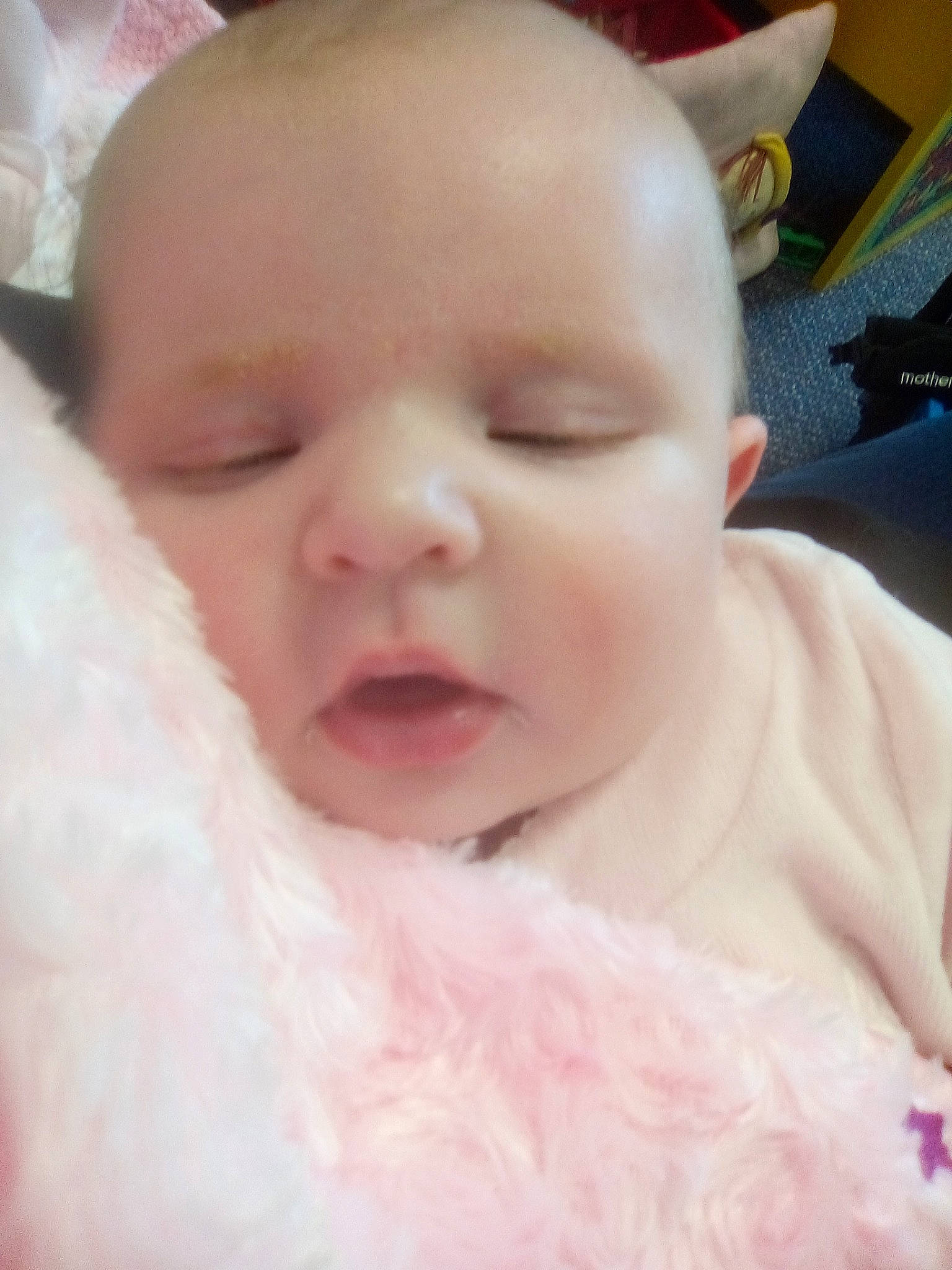 Isla-grace joined the competition — help win amazing prizes! baby, baby_making_funny_faces, beauty, cheek, child, chin, close_up, eye, eyebrow, face, facial_expression, forehead, head, lip, mouth, nose, person, pink, skin, smile