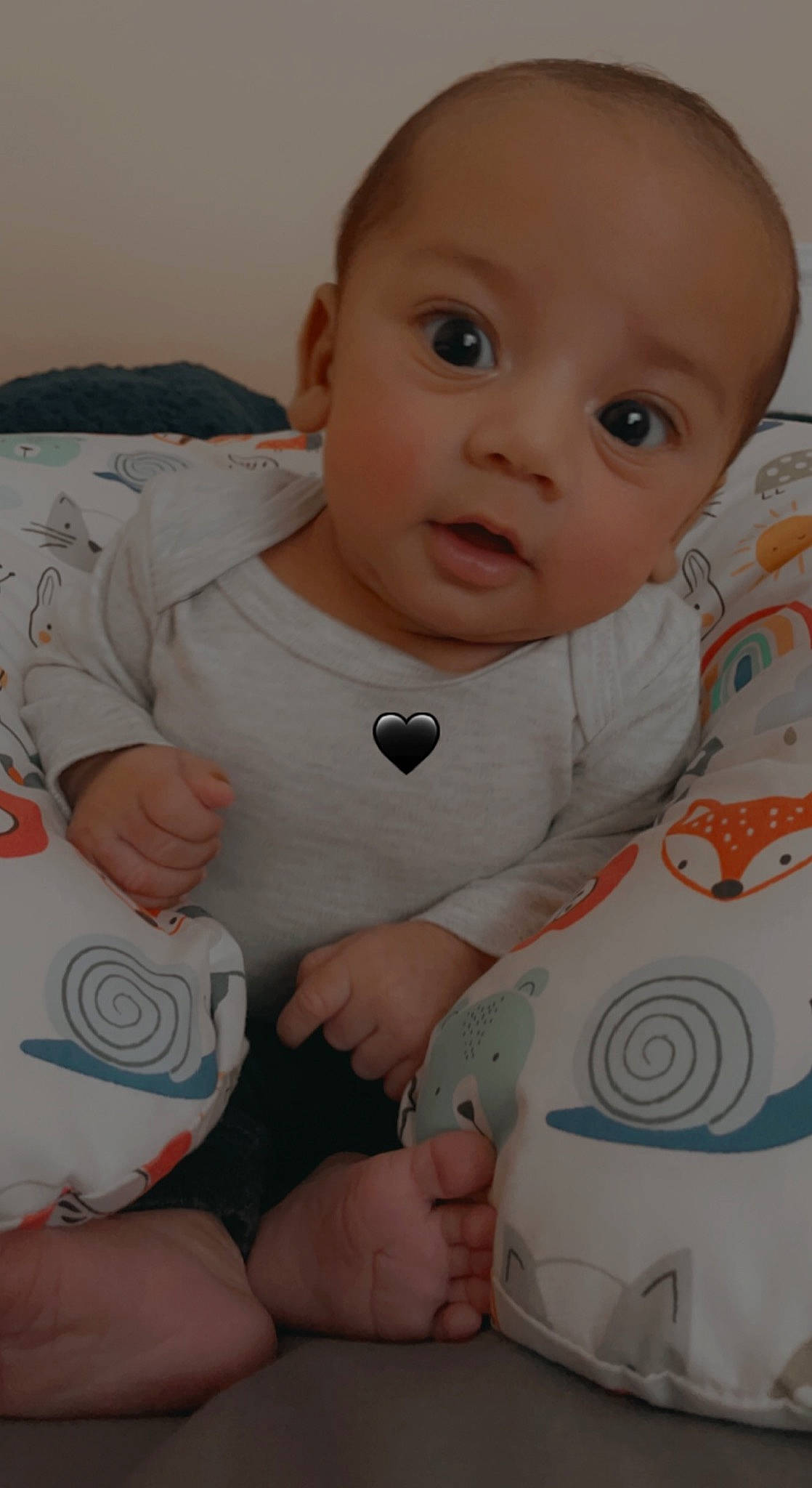 Jovani is registered to the contest to win money with this photo: arm, baby, baby_toddler_clothing, cheek, child, comfort, face, facial_expression, finger, hand, joint, leg, lip, mouth, nose, person, skin, sleeve, standing, toddler