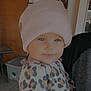 Hannah joined the competition — help win amazing prizes! baby, beanie, bonnet, box, cap, clothing, couch, desk, face, fleece, furniture, hat, head, knitwear, person, photography, portrait, sweater, table, wood