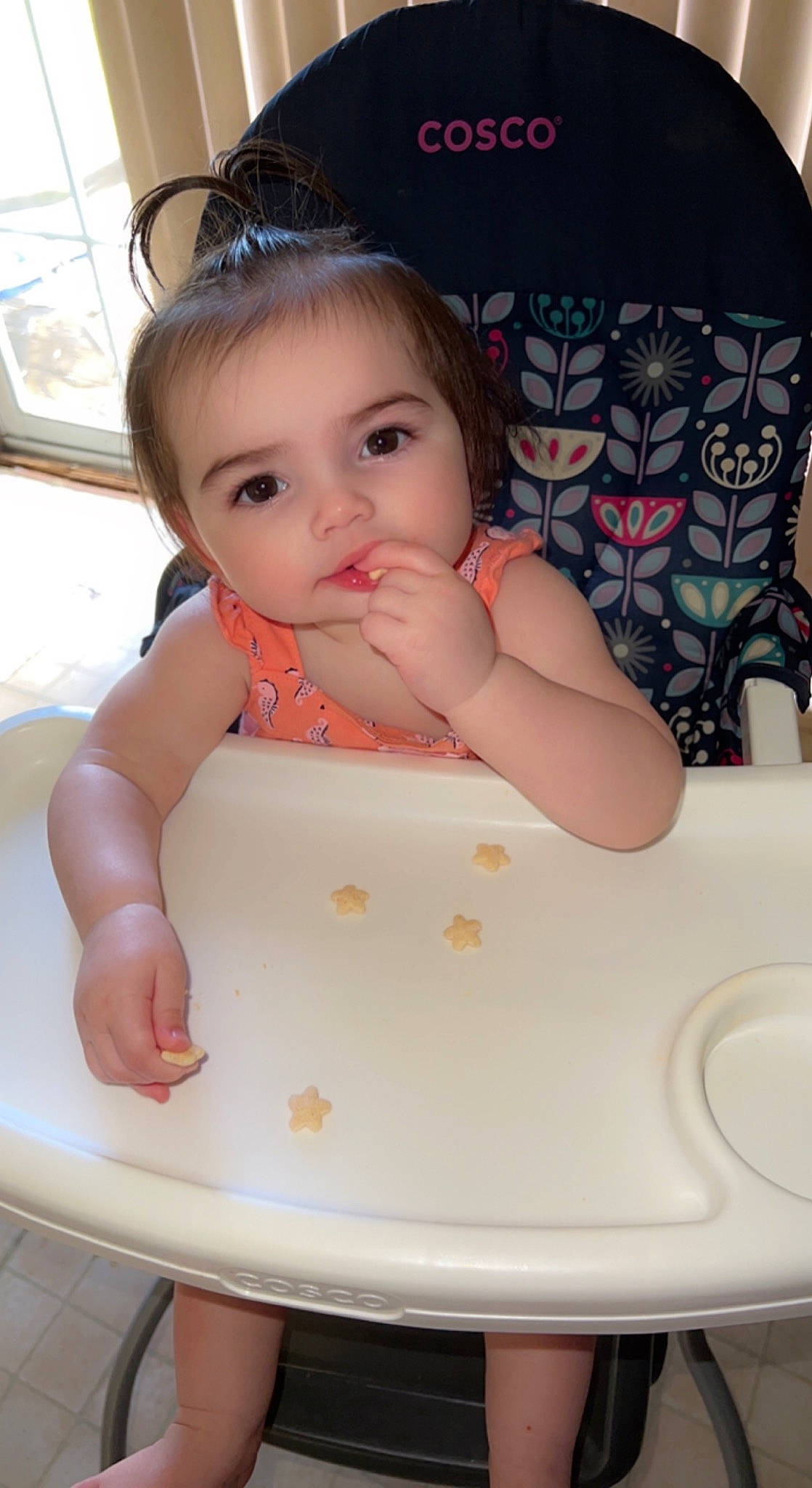 Madilynn joined the competition — help win amazing prizes! baby, baby_toddler_clothing, bathing, beauty, cheek, child, dishware, drinkware, eyelash, facial_expression, finger, food, food_craving, person, product, serveware, skin, table, tableware, toddler