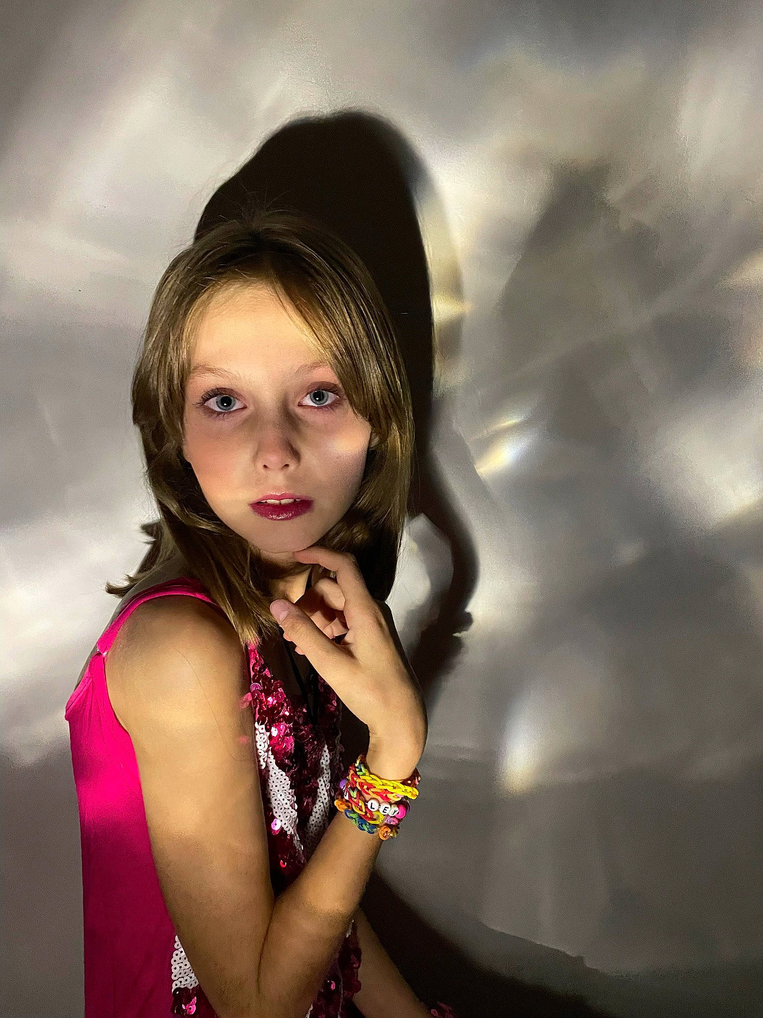 Ashley a rejoint le concours — aidez-le/la à gagner de superbes lots ! black_hair, blond, brown_hair, day_dress, eye, eyelash, face, fashion_accessory, fashion_design, fashion_model, flash_photography, hair, happy, jewellery, lip, long_hair, magenta, people_in_nature, person, shoulder